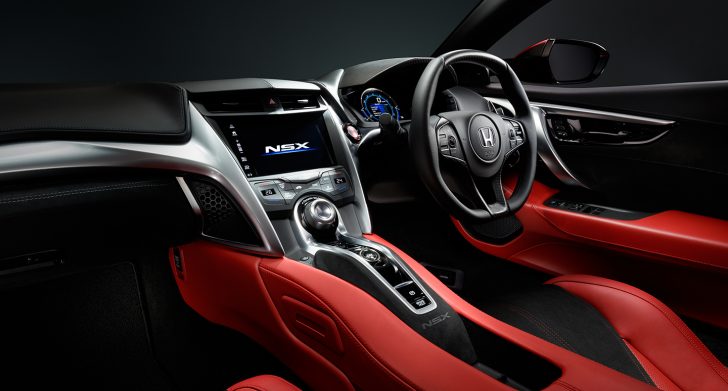 honda NSX 2017 jp interior