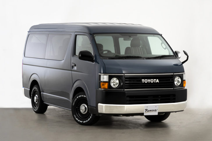 トヨタ ハイエース にレトロライン復活 丸目が特徴的なrenoca Coastlinesを発表